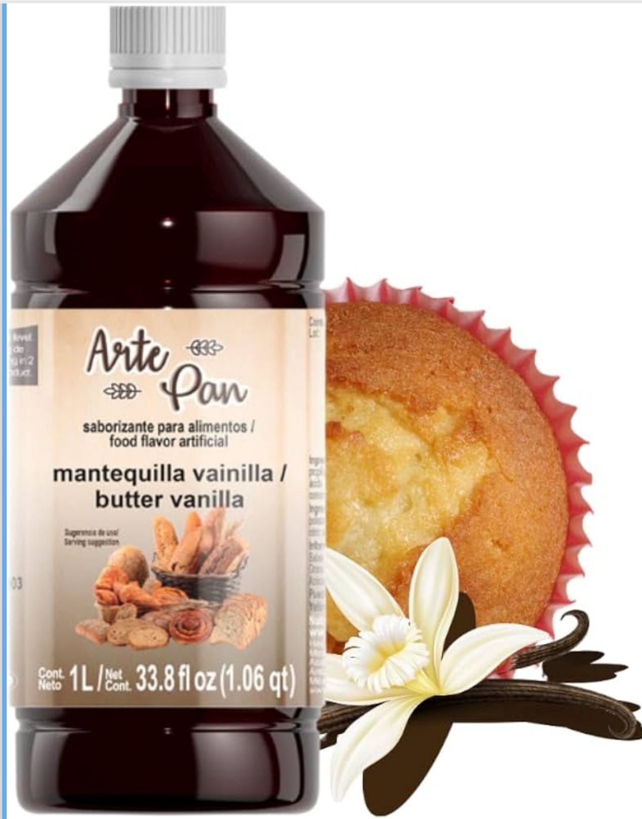 ARTE PAN MATEQUILLA / VAINILLA 1LT.