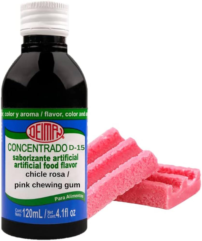 CONCENTRADO DEIMAN SABOR CHICLE ROSA 120ML.