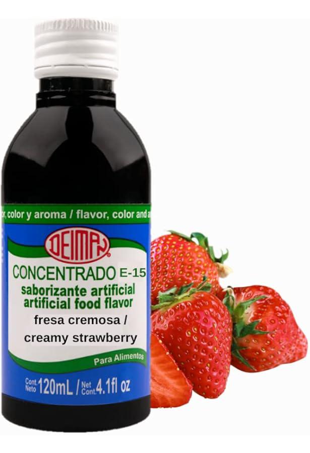 CONCENTRADO DEIMAN SABOR FRESA CREMOSA 120ML.