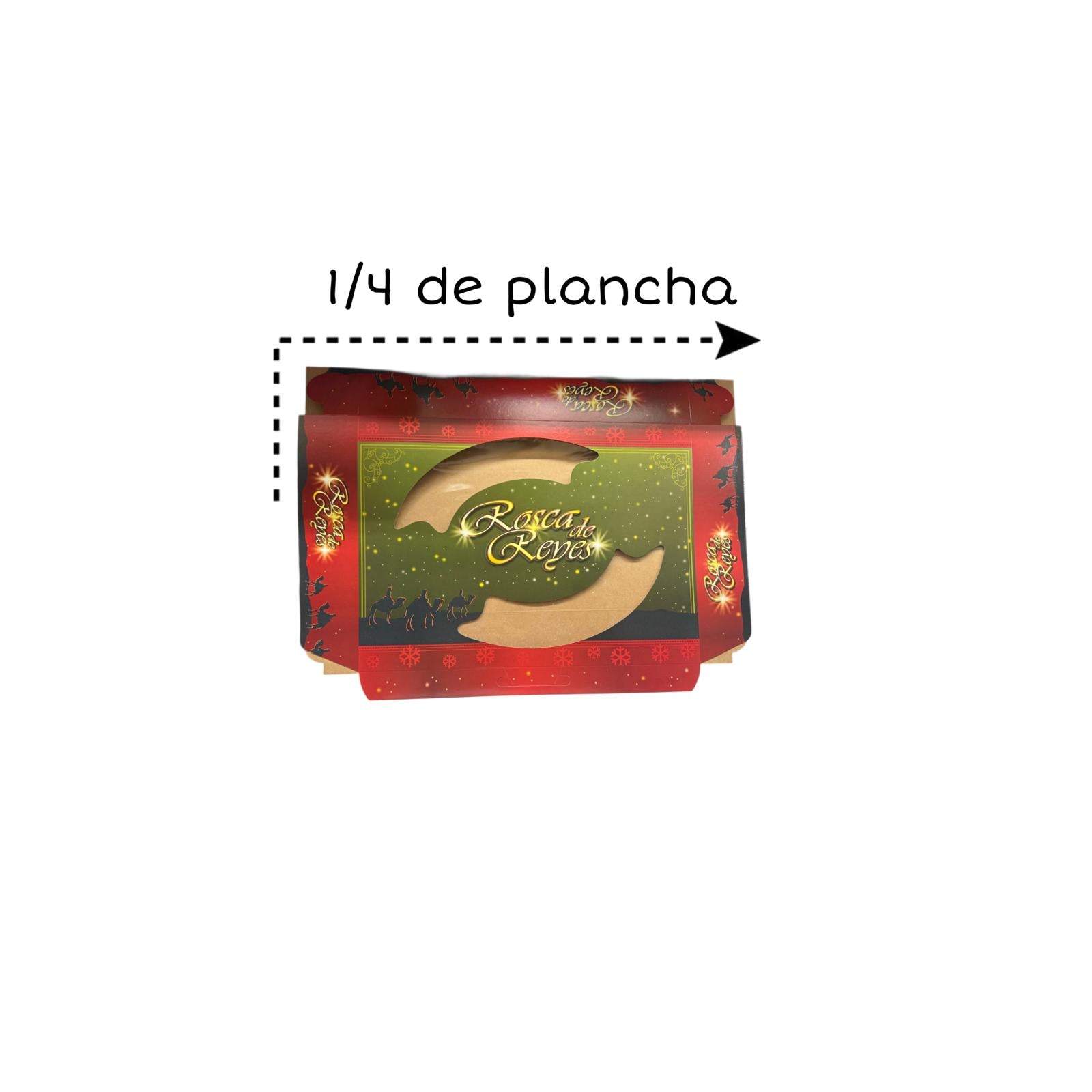 CAJA PARA ROSCA 1/4 DE PLANCHA 1 PZA.