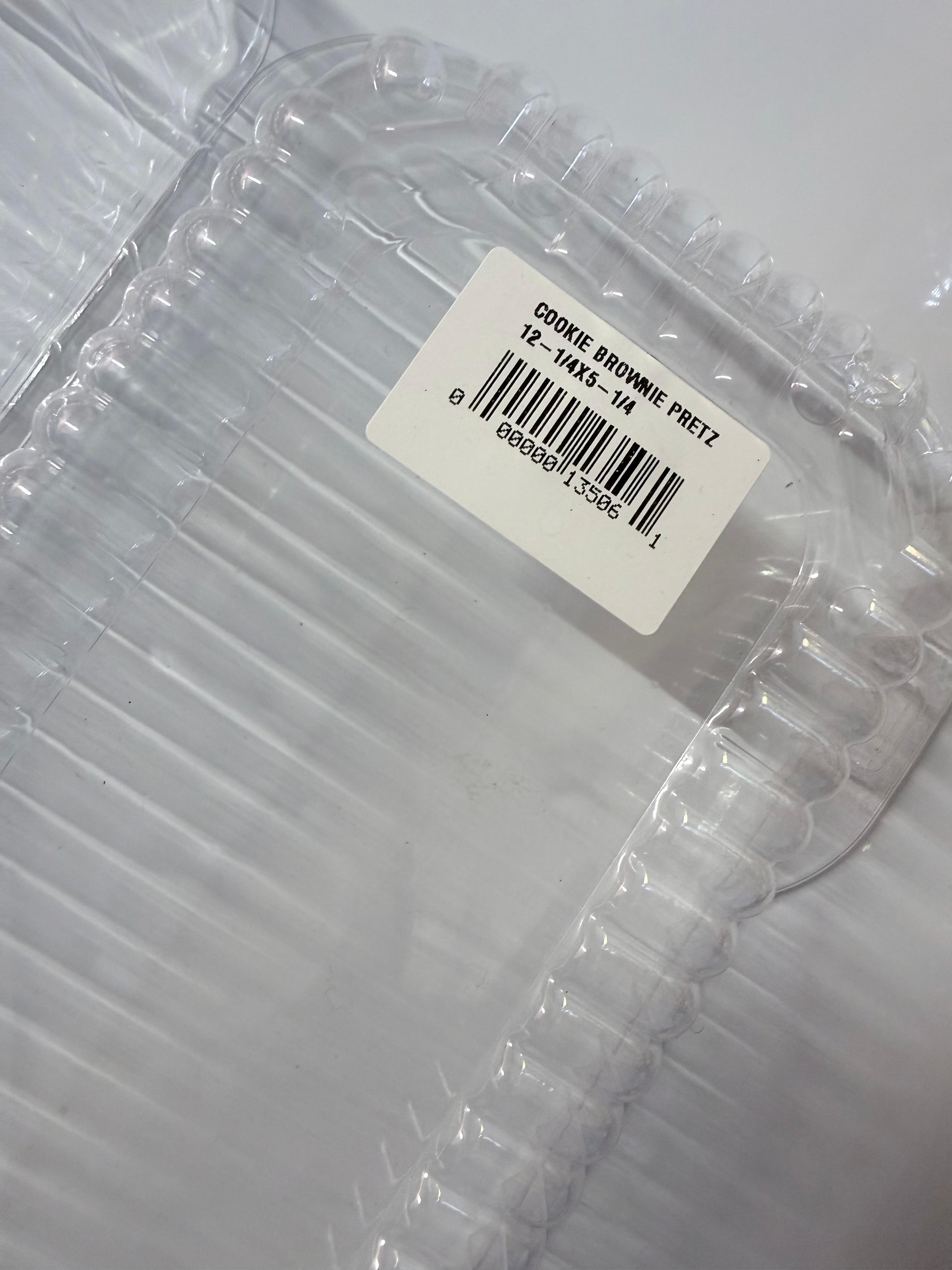 caja plastico para pretzel galletas etc