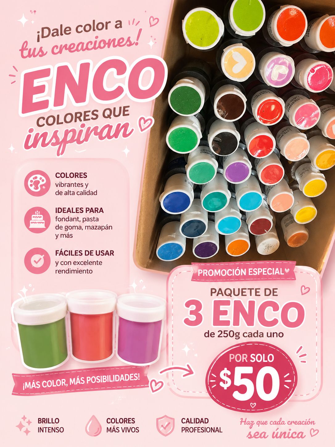 3 ENCO DE 250G