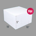 Cajas para pastel 10x10x5 50pz