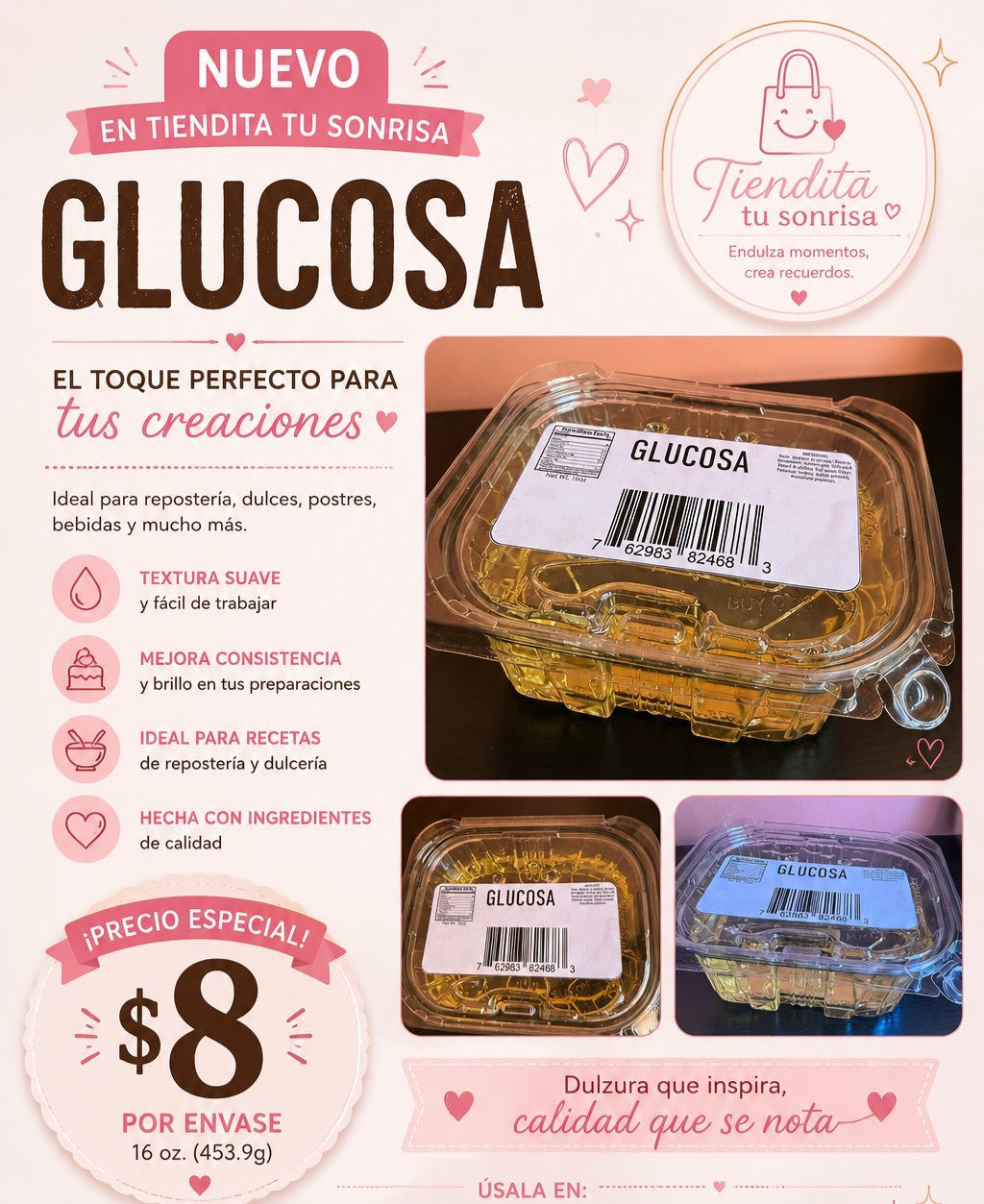 GLUCOSA 16OZ